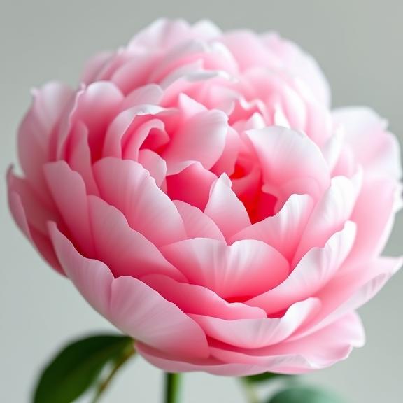 Beautiful pink peony flower arrangement